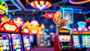 Pengalaman menarik bermain bensu4d dengan slot machine berwarna-warni dan elemen game yang mengasyikkan.