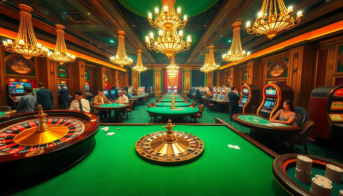 C168.COM features players enjoying an exhilarating game of poker surrounded by luxurious casino tables.