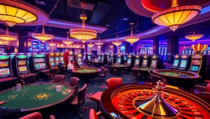 Experience the thrill of KJC AC 1 online gambling with poker tables, roulette wheels, and vibrant slot machines.