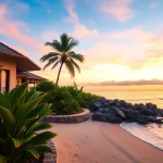 Enhance your property with expert villa management in Phuket, showcasing luxurious outdoor space by the sea.