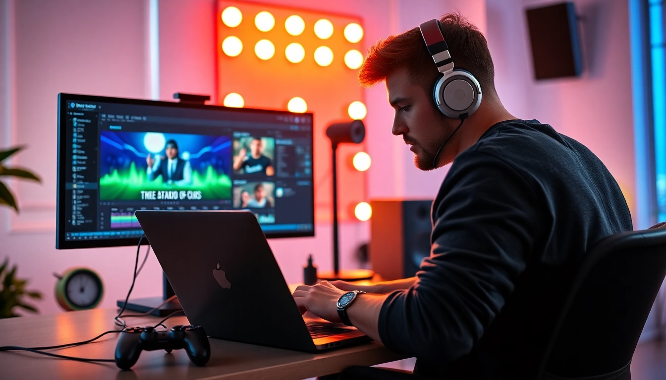 Edit Twitch clips easily with tools from https://streamgen.cc in a dynamic streaming environment.