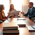Engaging legal consultation with an attorney at https://www.tnlmiami.com in a professional setting.
