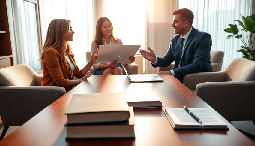 Engaging legal consultation with an attorney at https://www.tnlmiami.com in a professional setting.