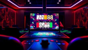 Mengakses Daftar Domino88 game dengan antarmuka digital yang menarik dan penuh warna.
