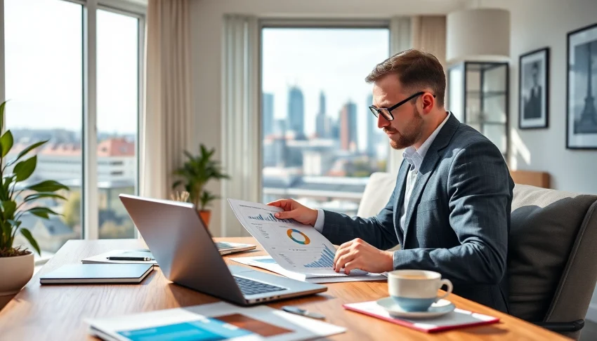 Bewerten Sie den Marktwert Ihrer Immobilie mit https://frankfurt-haus-bewerten.de, während ein Experte die Daten analysiert.