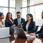 Consult legal experts at https://www.turnpikelaw.com during a strategic meeting with diverse professionals.
