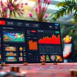 Menampilkan antarmuka permainan online di https://diantogel.com/ dengan grafik menarik dan statistik langsung.