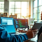 Showcasing unlimited WordPress tasks being managed in a modern digital workspace.
