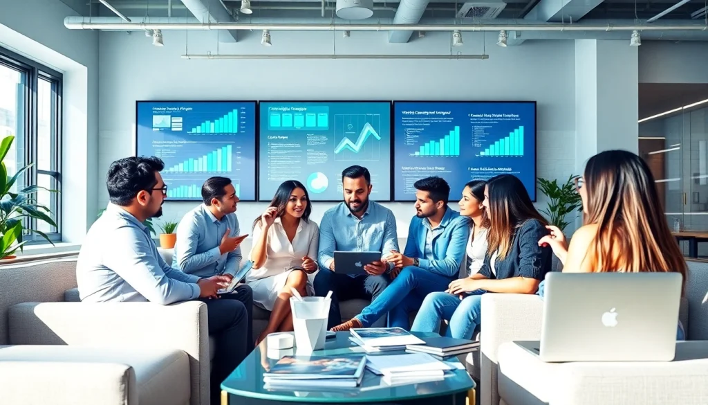 Engaging team collaboration scene at https://fhpts.com, showcasing innovative digital marketing strategies.