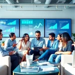 Engaging team collaboration scene at https://fhpts.com, showcasing innovative digital marketing strategies.