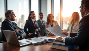 Consultation with a personal injury lawyer from https://www.marylandpersonalinjurylawyer.com showcasing professionalism and expertise.