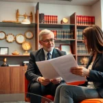 Consultation with dedicated lawyers at https://www.mainorellis.com showcasing their commitment to clients.
