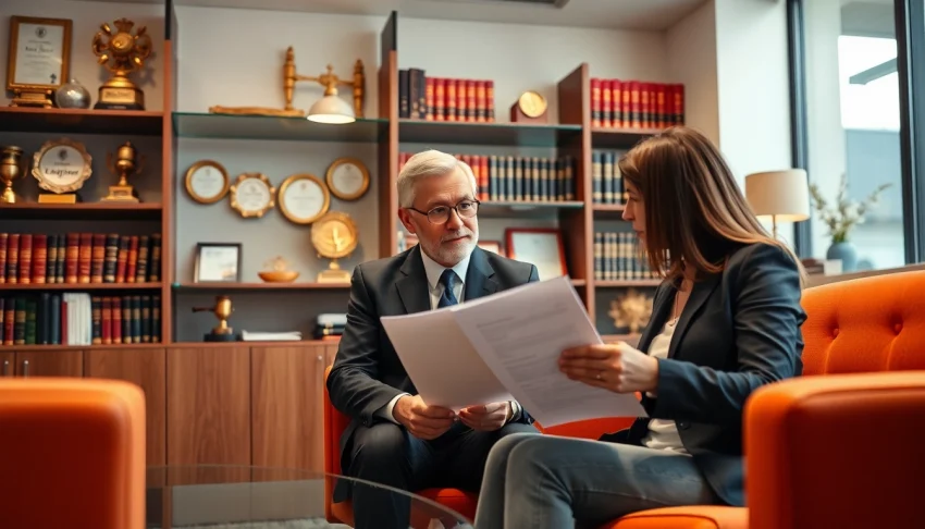 Consultation with dedicated lawyers at https://www.mainorellis.com showcasing their commitment to clients.