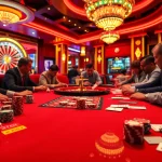 High-energy poker table scene with KJC AC 3 highlighting thrilling gameplay and vibrant casino ambiance.