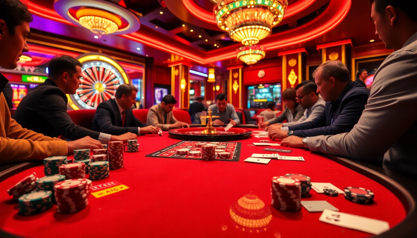 High-energy poker table scene with KJC AC 3 highlighting thrilling gameplay and vibrant casino ambiance.