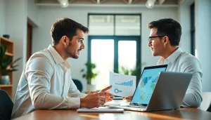 신용카드 현금화에 대한 상담을 받는 고객과 전문가의 모습