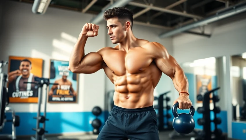 Experience the power of fitness with 888new in a modern gym atmosphere.