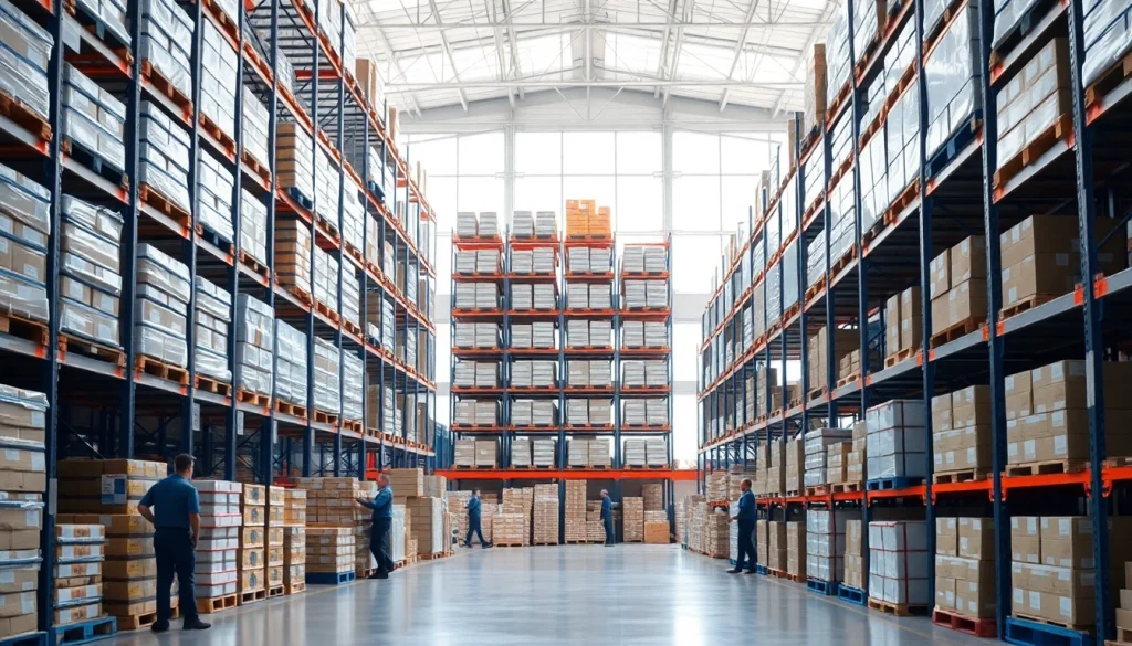Optimize warehousing operations with organized storage and efficient inventory management.