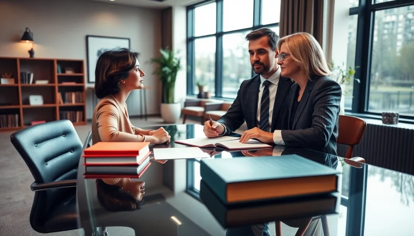 Consultation scene depicting https://www.lalitlaw.com showcasing professionalism and trust.