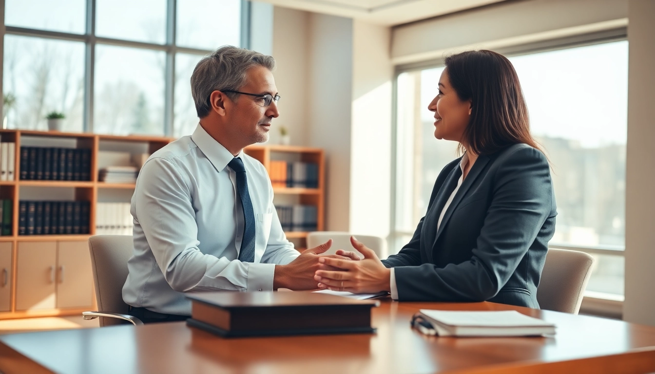 Engaging legal consultation at https://www.steinhardtlawfirm.com showcasing professionalism.