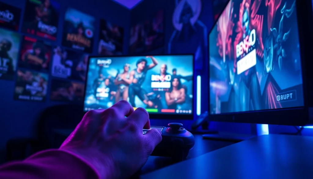 Pengguna aktif dalam bensu4d login game, menunjukkan suasana permainan yang intens.