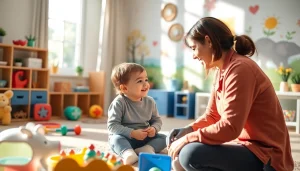 Supportive therapy session at https://www.kiddsaba.com with a therapist and child in a bright setting.