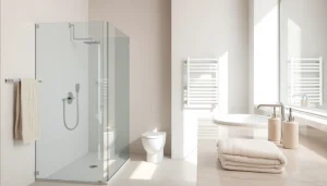 Entdecken Sie moderne sonni sanitär Produkte in einem stilvollen und eleganten Badezimmer.