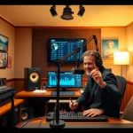 Engaging broadcasting scene at https://www.westcentralsbest.com with a radio DJ at work.