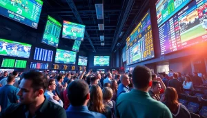 Discover the best sportsbooks Mexico with vibrant betting atmosphere and engaging bettors.
