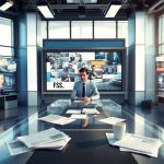 Delivering breaking news on https://news-parade.com.ua with a professional anchor in a state-of-the-art newsroom.