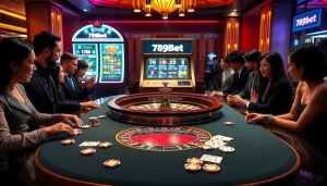 Exciting roulette game at 789bet casino, showcasing vibrant gameplay and professional atmosphere.