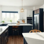 Transform a home renovation with a stylish kitchen remodel featuring modern design elements.