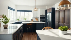 Transform a home renovation with a stylish kitchen remodel featuring modern design elements.
