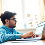 Fill out engaging surveys on https://enqueteplein.nl while enjoying a cozy home office.
