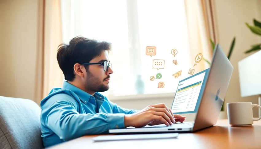 Fill out engaging surveys on https://enqueteplein.nl while enjoying a cozy home office.