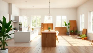 Transforming a modern living space in a home renovation project with stylish details.