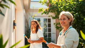 Enhance your space with expert painting services from https://33626painters.com, featuring skilled professionals in action.