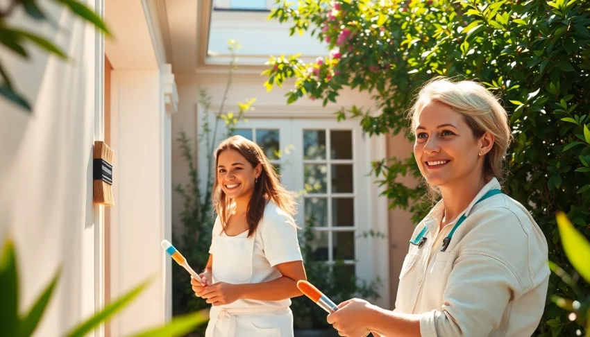 Enhance your space with expert painting services from https://33626painters.com, featuring skilled professionals in action.