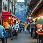 Experience the vibrant culture of Mumbai at https://www.mumbaikarsperspective.com with locals enjoying street life.