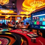 Winning at the casino with an online layout from https://3king.cn.com/ featuring tables, chips, and excitement.