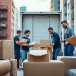 Removalists Wollongong assisting with a home move showcasing teamwork and efficiency.