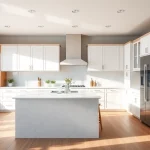 Transform stunning home renovation kitchen showcasing elegant cabinetry and modern appliances.