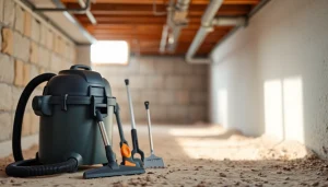 Equip your crawl space with professional tools for cleaning at http://newleafcrawlspace.com, showcasing hygiene.