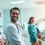 Engage with https://tweestedenziekenhuis.nl through a welcoming healthcare consultation scene.