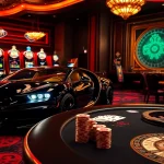 Experience high-stakes gambling at Bugatti8 with an elegant casino atmosphere and luxury vehicles.