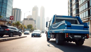 Assisting a stranded vehicle with https://trtrecoveryuae.com reliable car recovery service in Dubai.