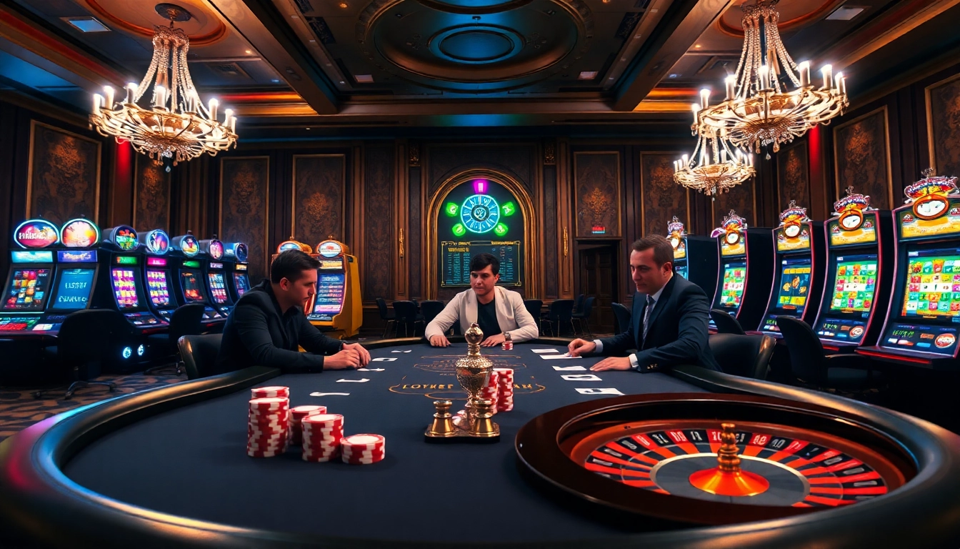 Experience exciting games at https://sshbet.io/ with vibrant casino visuals of poker and roulette.