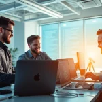 Enhance your understanding of quality assurance at https://xqa.ca with a vibrant team collaboration scene.