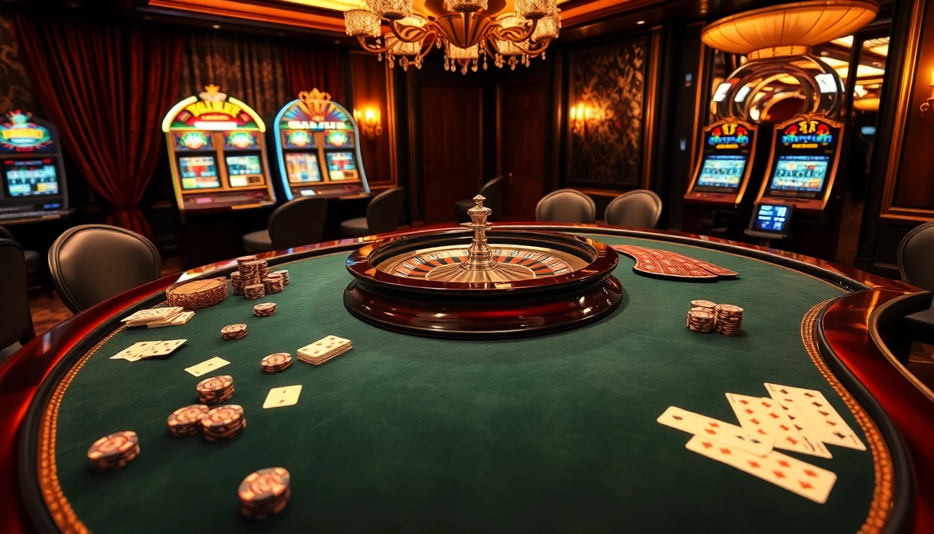 Experience thrilling gameplay at HB 88 casino with vibrant tables and glamorous poker chips.