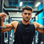 Exercice sur un rack de musculation professionnel sur instasupertonio.fr pour ceux qui souhaitent s'entraîner sérieusement.